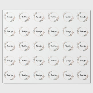 Thank you wrapping paper