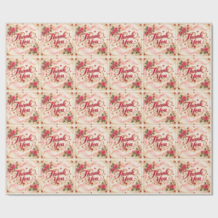 Thank you wrapping paper