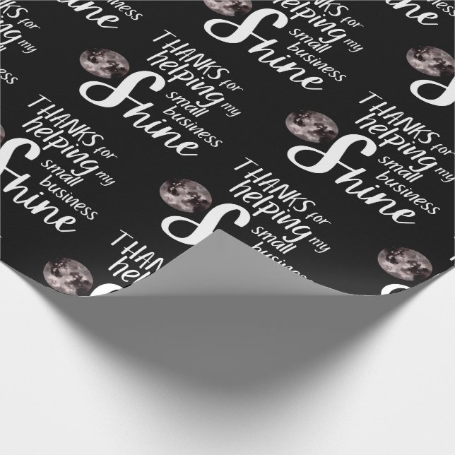 Thank You Wrapping Paper Sheets  (Corner)