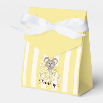 Thank You Yellow Koala Baby Shower | Kids Birthday Favor Boxes by WindUpEgg at Zazzle