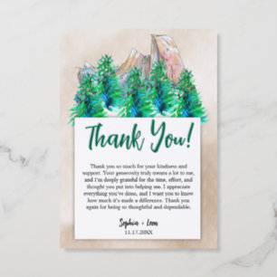 Thank You Yosemite Letterpress Photo Cards
