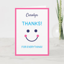 THANK YOU. You made me happy. Personalized