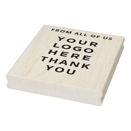 Thank You Your Business Logo Custom Rubber Stamp