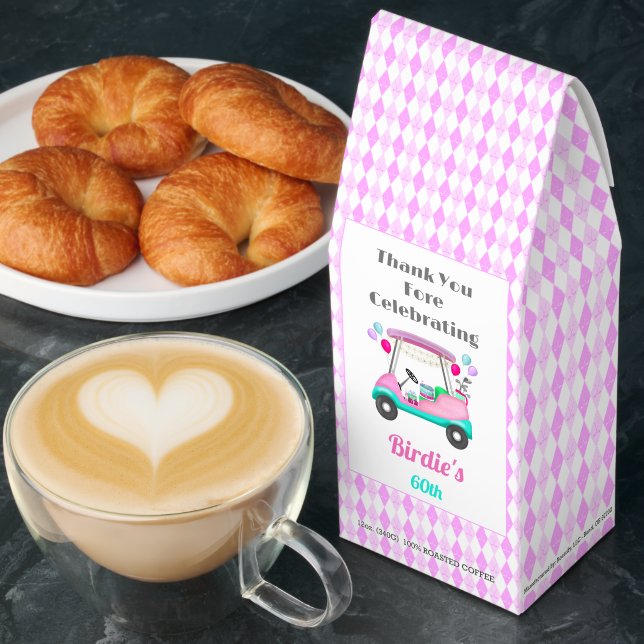 Thank YouElegant Women's Golf Party Cart Birthday  Roasted Coffee (Breakfast)