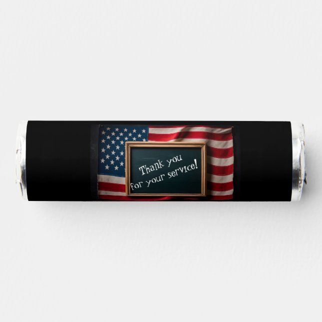 Thank youi for your service! breath savers® mints (Front)