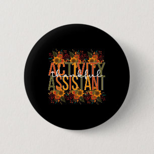 Thankful Activity Assistant Thanksgiving Button