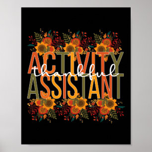 Thankful Activity Istant Thanksgiving  Poster