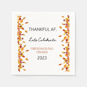 Thankful AF Napkins