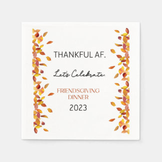 Thankful AF Napkins