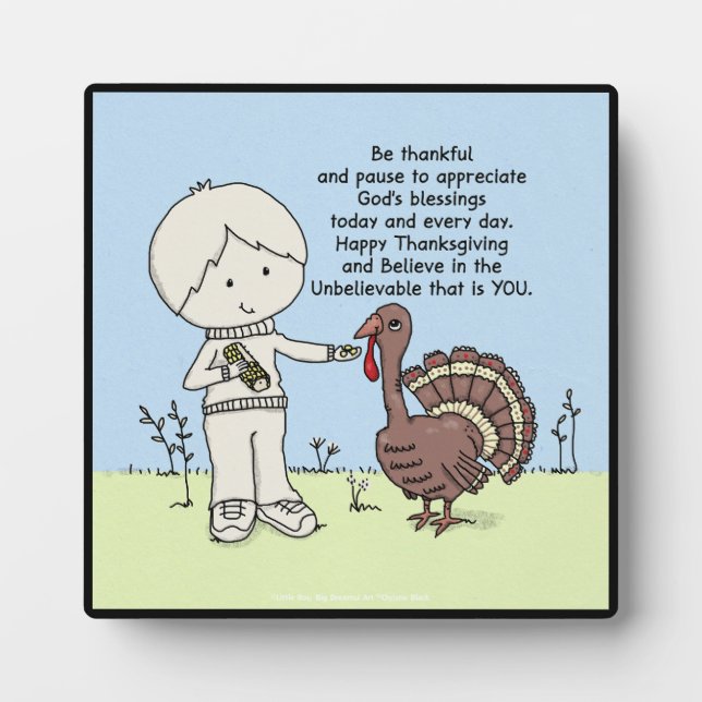 Thankful and Appreciative Plaque (Front)