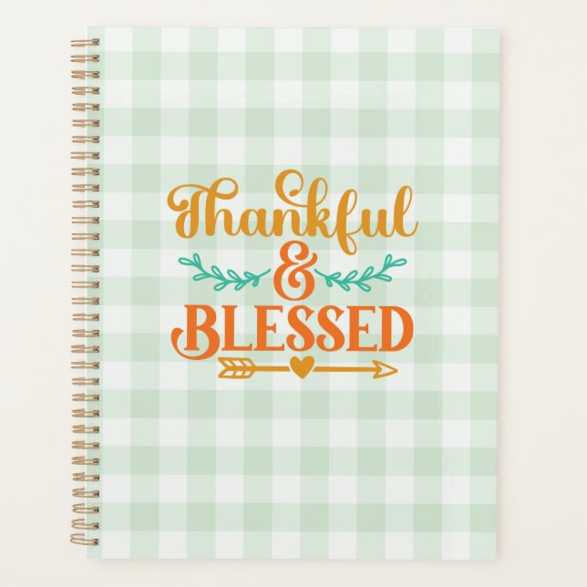 Thankful and Blessed Planner (Front)