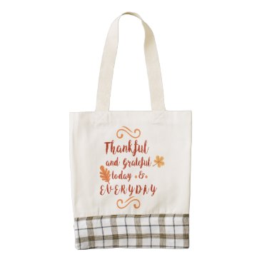 thankful and grateful thanksgiving zazzle HEART tote bag