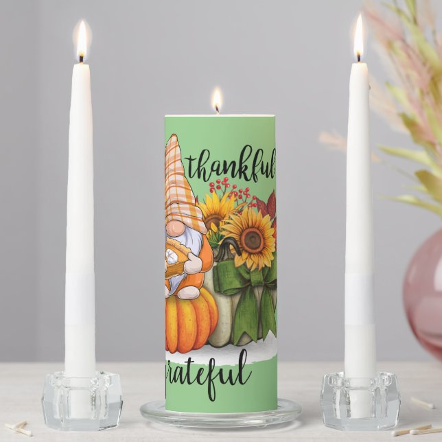 Thankful and grateful unity candle set (In Situ)