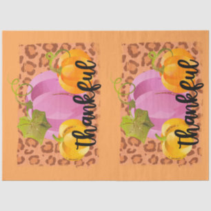 Thankful Autumn Customize Color Tissue Paper