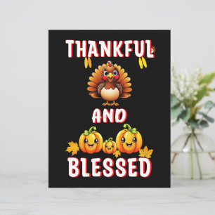 Thankful Blessed 23 US Maple November Thanksgiving