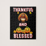 Thankful Blessed 23 US Maple November Thanksgiving Jigsaw Puzzle<br><div class="desc">Thankful Blessed 23 US Maple November Thanksgiving. Best gifts for Thanksgiving Day T-shirts, Halloween Festival iPhone Case, Christmas Puzzle, Maple Festival Socks, Pumpkin Hoodies, Bird Tees, Birthday Tees, Anniversary T-shirts, and Birthday T-shirts. Puzzle, 8" x 10", 110 pieces. The Colorful designer-fitting outfits for Festival lovers, Thanksgiving lovers, Halloween Celebration, Christmas...</div>