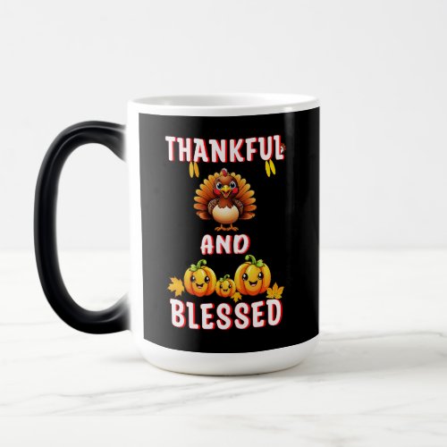 Thankful Blessed 23 US Maple November Thanksgiving Magic Mug