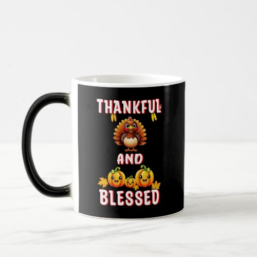 Thankful Blessed 23 US Maple November Thanksgiving Magic Mug