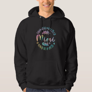 Thankful Blessed And Kind Of A Mess Mimi Thanksgiv Hoodie