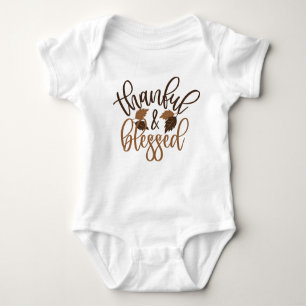 Thankful & Blessed Baby Bodysuit