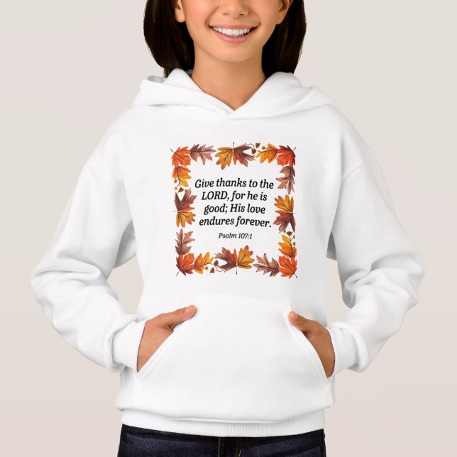 Thankful & Blessed  Hoodie (Front)