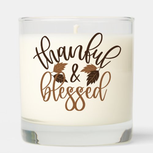 Thankful  Blessed Scented Candle