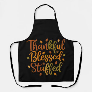Thankful Blessed Stuffed Apron