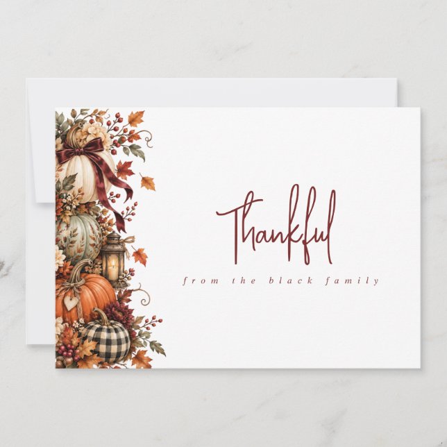 Thankful Card (Front)