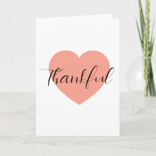 Thankful  card