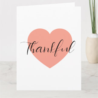 Thankful card