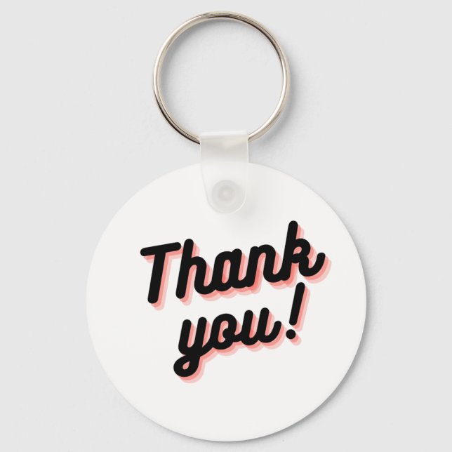 Thankful Charm Keychain (Front)