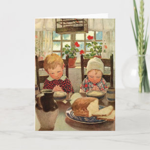 Thankful Children by Jessie Willcox Smith Holiday Card