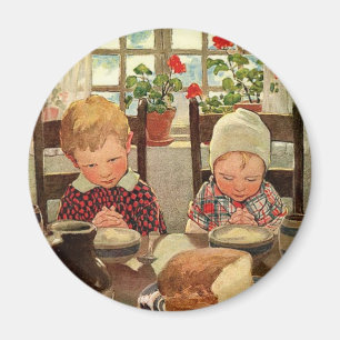 Thankful Children by Jessie Willcox Smith Magnet