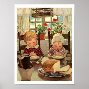 Thankful Children by Jessie Willcox Smith Poster