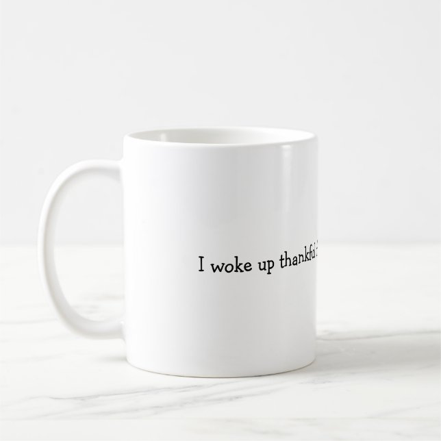 Thankful  coffee mug (Left)