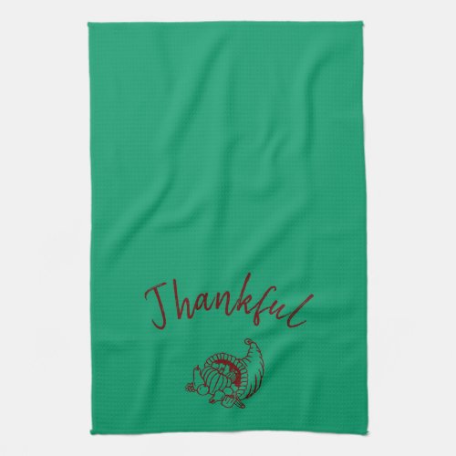 Thankful Cornucopia Kitchen Towel