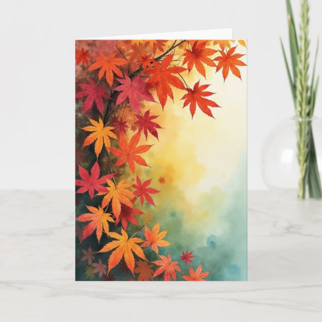 Thankful Fall Colors Card (Front)