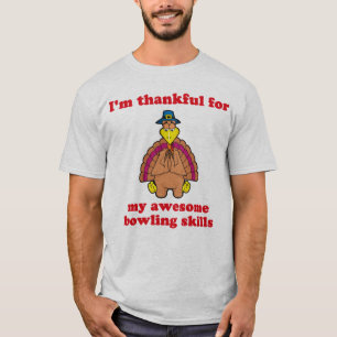 Thankful For Bowling T-Shirt