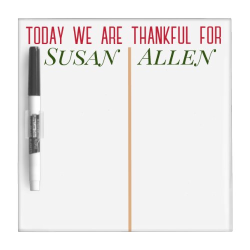 Thankful For Couples Gratitude Journal Wall Board