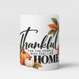 Thankful for Home - Thanksgiving Candle