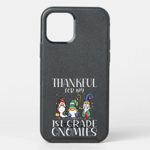 Thankful For My 1st Grade Gnomies Thanksgiving Tea OtterBox Symmetry iPhone 12 Pro Case