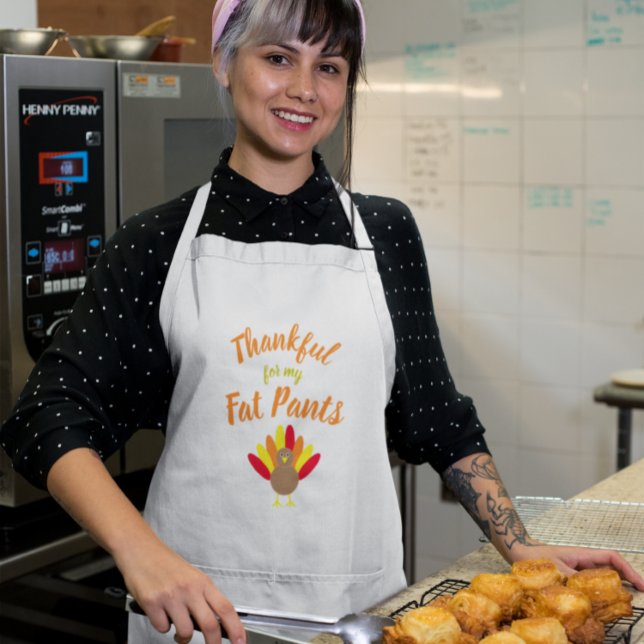 Thankful For My Fat Pants Adult Apron (Creator Uploaded)