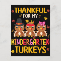 Thankful For My Kindergarten Turkeys Thanksgiving
