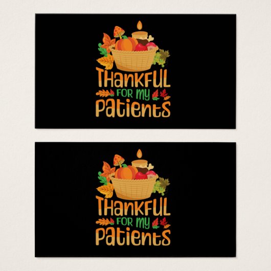 thankful for my patients fall thanksgiving day spe (Front & Back)