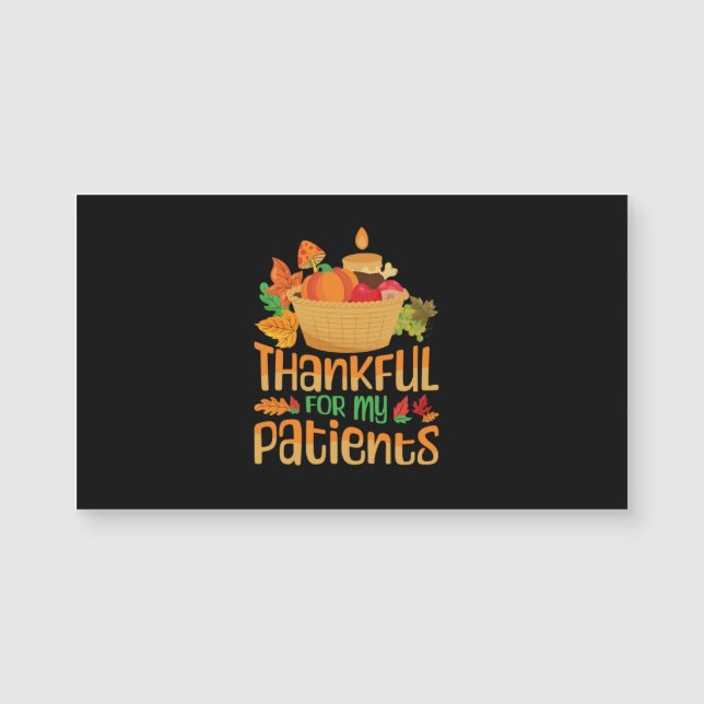 thankful for my patients fall thanksgiving day spe (Front)