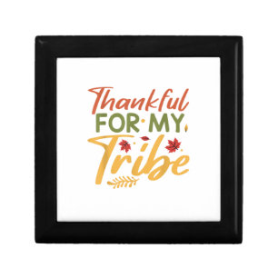 Thankful For My Tribe Thanksgiving Halloween Costu Gift Box