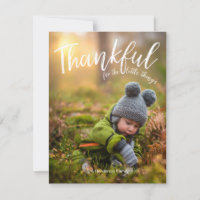 Thanksgiving Photo Holiday Card