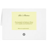 Thankful for you! cards (Back Horizontal)