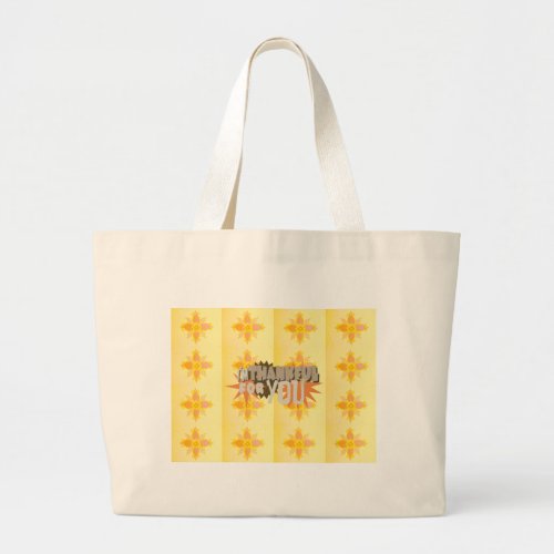 Thankful for you large tote bag