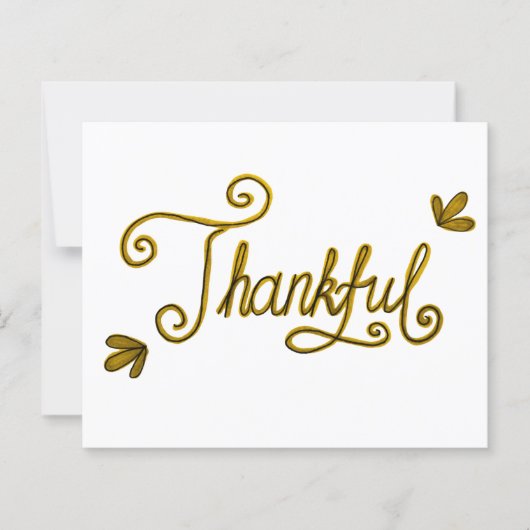 Thankful gold lettering (Front)